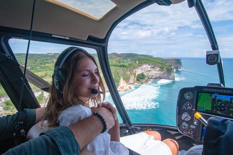 Bali: Helicopter Tour with optional Pickup and Drop-off Canggu Skyline