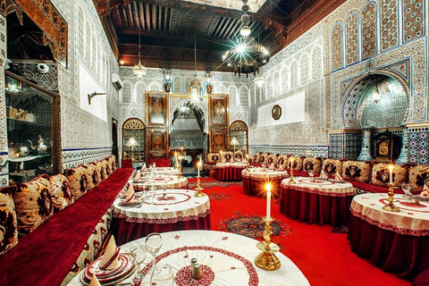 Marrakech: Cena espectáculo en el restaurante Dar EssalamMenú 1