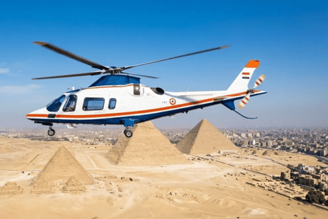 Cairo: Helicopter Flight over the Pyramids & GEM