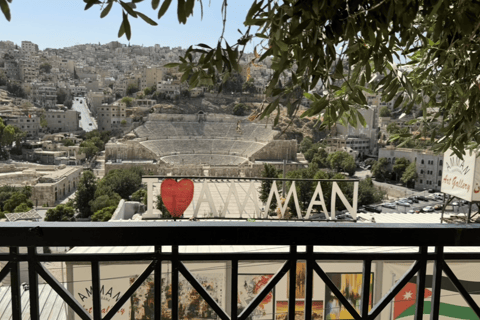 Amman: Walking Tour with Citadel, Art Trail, & Souks