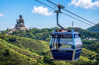 Hongkong: Seilbahn, Big Buddha, Fischerdorf und mehr