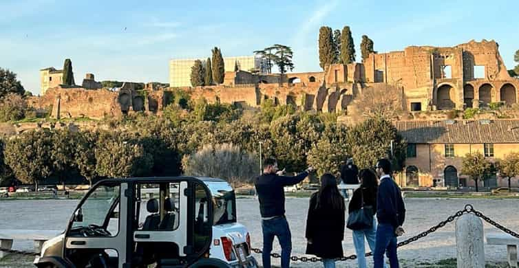 Roma: Tour privado en carrito de golf con servicio de recogida