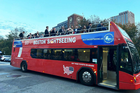 Boston: Hop-On Hop-Off Double-Decker Bus Sightseeing Tour