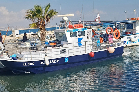 Larnaca: Sunrise or Sunset Boat trip with swimming stops Larnaca: Private Sunrise & Sunset BoatTrip