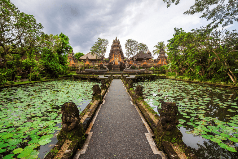 Bali: Saraswati Temple & Ubud Monkey Forest with Waterfalls Small-Group Tour