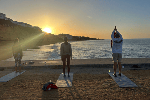 Albufeira: Sunrise Beach Yoga with an Instructor