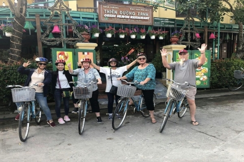 Hoi An/Da Nang: wycieczka rowerowa do wiejskiej wioski i łódź z koszemOdbiór i dowóz w centrum Hoi An