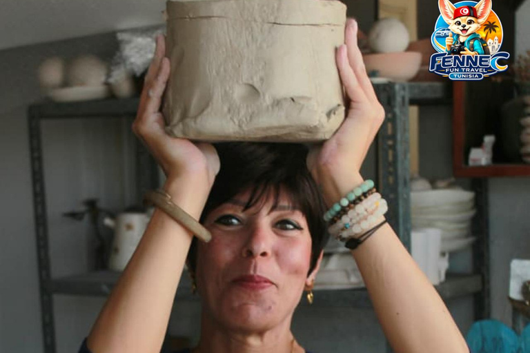 2-Hour Pottery & Ceramic Workshop with a Local Artisan Pick-up Monastir -Yasmine Hammemet all hotels