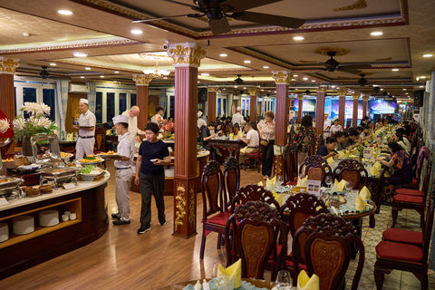 Ho Chi Minh: Water Puppet Show and Dinner Cruise (Max 11) Dinner on Cruise ONLY (With Guide, Pick-up & Drop-off)