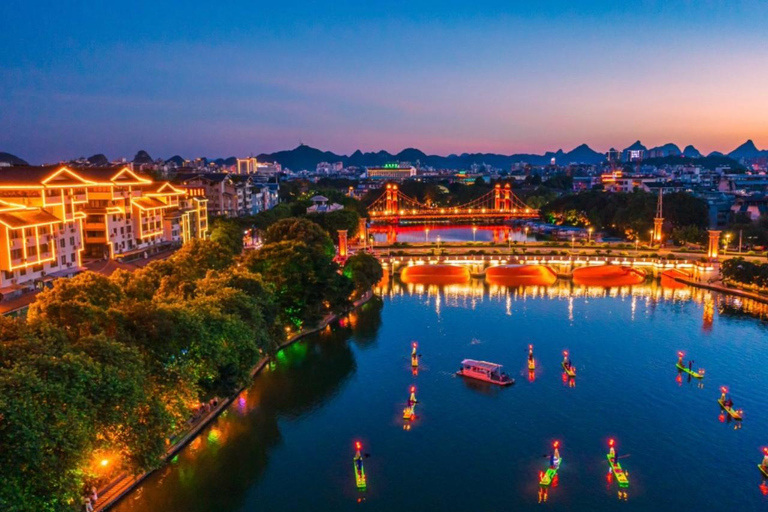 Guilin: Two Rivers and Four Lakes Day or Night Cruise Two Rivers and Four Lakes Night Cruise