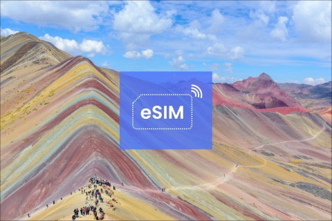 Cusco: Peru eSIM Roaming Mobile Data Plan 6 GB/ 15 Days: 144 Countries Globally