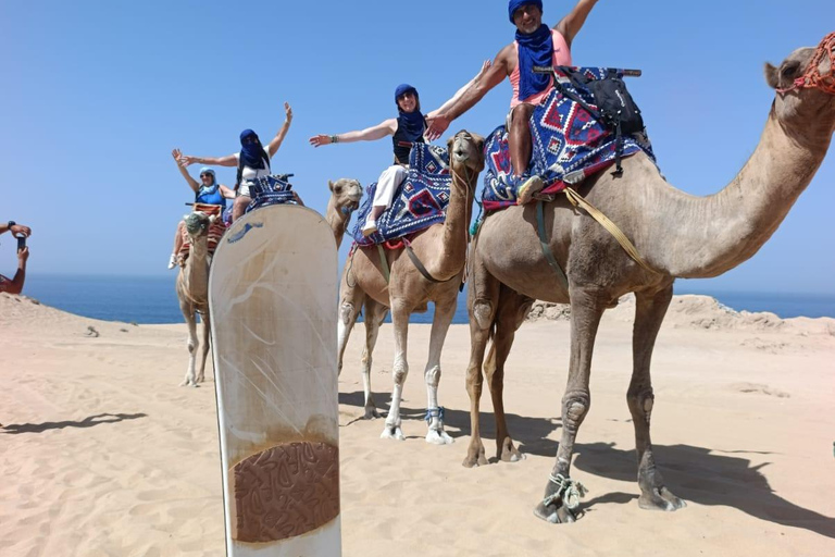Agadir: Taghazout, Aghroud Village & Timlalin Desert Tour
