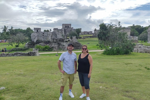 Wycieczka do Tulum Coba: Poznaj ruiny Majów i popływaj w cenocie