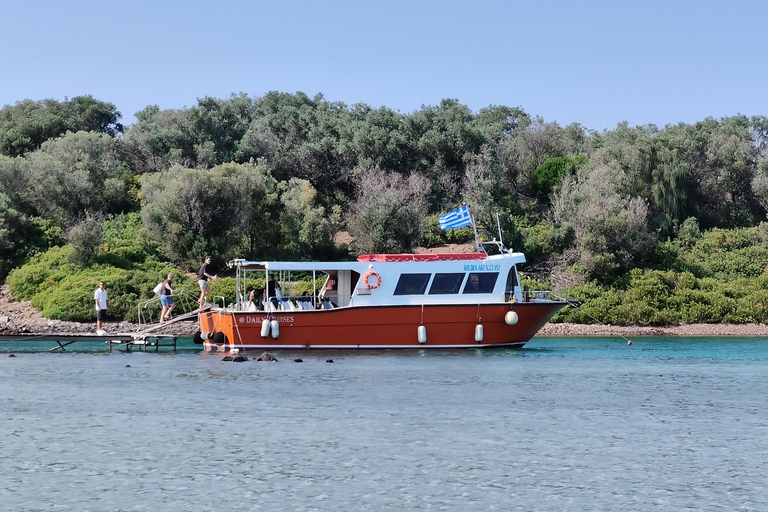 Athènes : excursion d&#039;une journée en bateau avec baignade et piscine thermaleAthènes : excursion d&#039;une journée en bateau vers les îles avec baignade