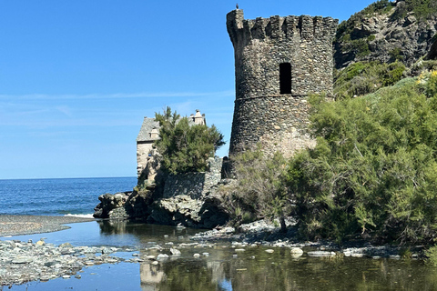 Viagem de meio dia ao lado oeste do Cap Corse em minibus saindo de Bastia