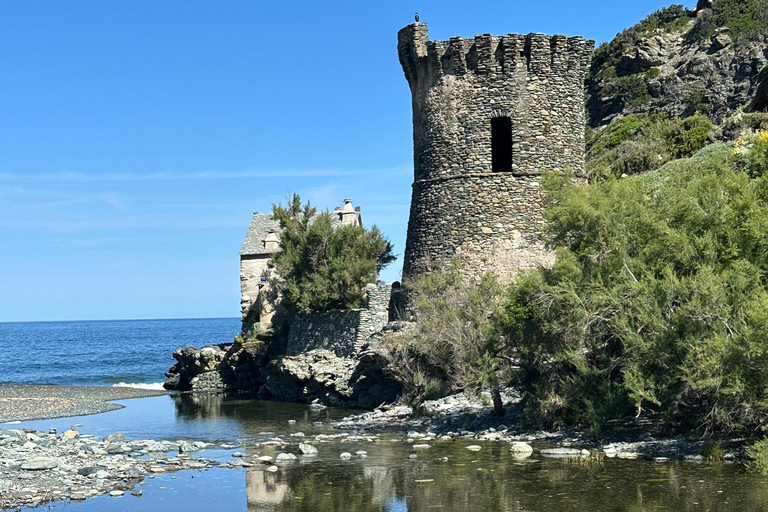 Viagem de meio dia ao lado oeste do Cap Corse em minibus saindo de Bastia