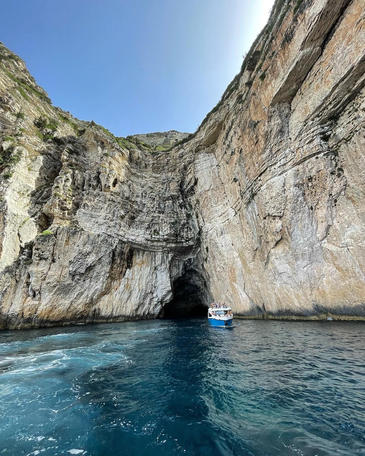 Lefkimmi: Höhlen von Paxos und Antipaxos mit dem Glasbodenboot