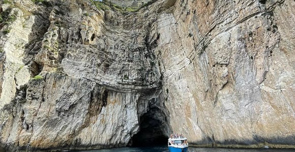 Lefkimmi: Paxos & Antipaxos Caves by Glass-Bottom Boat