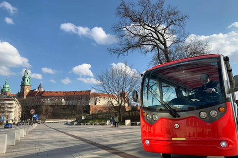 Krakau: Sightseeingtour durch die Stadt mit einem gemeinsamen oder privaten Golfwagen