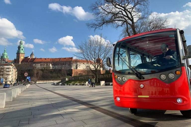 Krakau: Sightseeingtour durch die Stadt mit einem gemeinsamen oder privaten Golfwagen