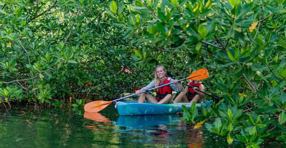 Cancun: Kayak Tour with Unobstructed Sunset Views & Photos