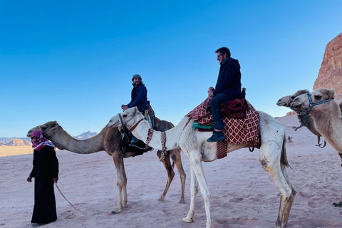 Wadi Rum: 1 Hour Camel Ride with a Bedouin Guide Wadi Rum: 4 Hour Camel Ride with a Bedouin Guide and Tea