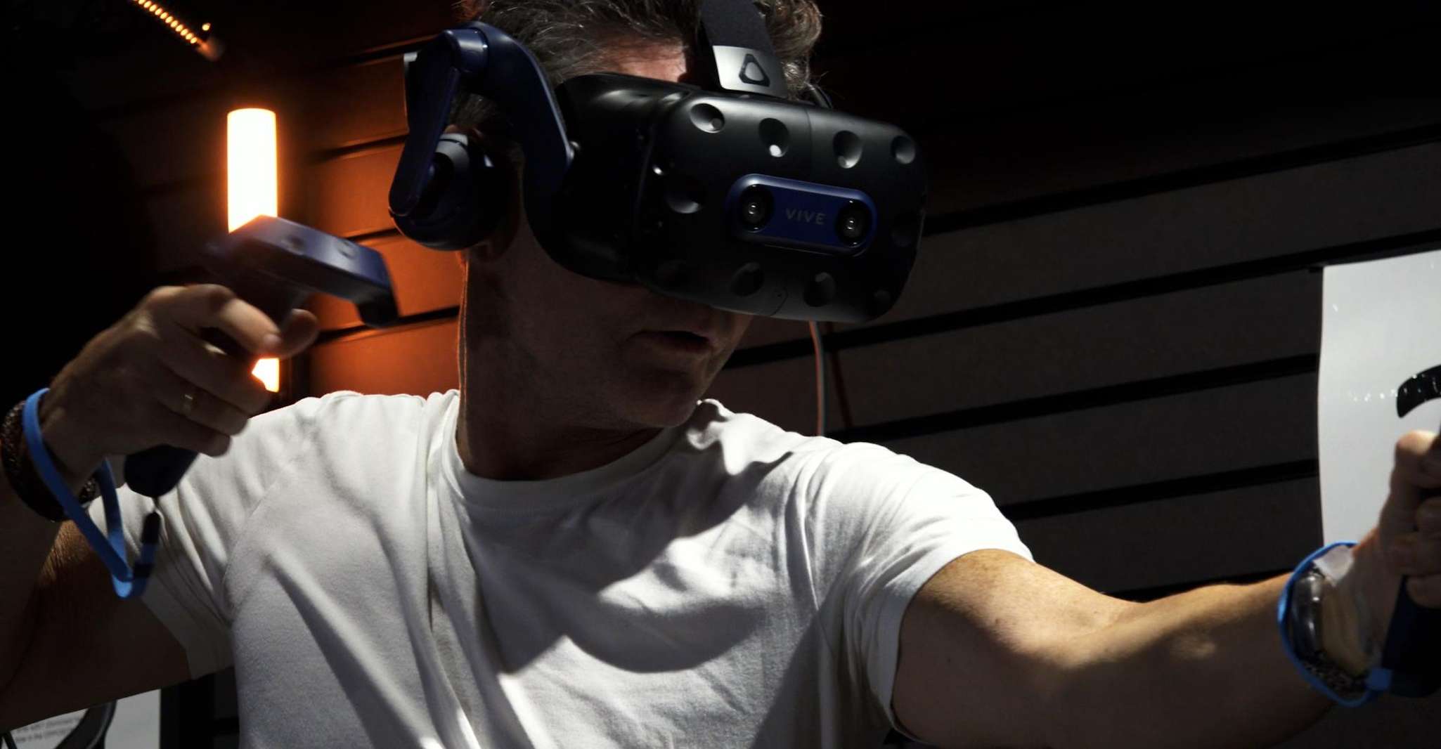 Oslo: VR-Game session at The Viking Planet