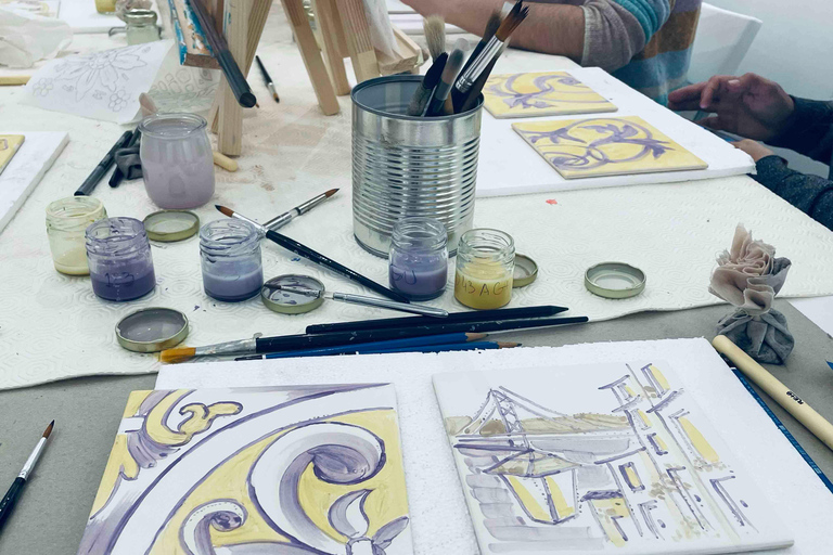 Paint Your Tile and Create Your Unique Piece in an Art Gallery in Lisbon Paint Your Own Tile and Create Your Unique Piece in an Art Gallery in Lisbon