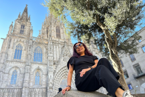 Barcelona: prywatne zajęcia z fotografii telefonicznej – park i stare miastoBarcelona: Prywatne zajęcia z fotografii telefonicznej – park i stare miasto