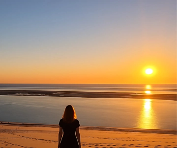 Da Bordeaux: Tour privato della Dune du Pilat al tramonto con picnic