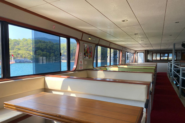 Marmaris: Turtle Beach, Mud Bath and Thermal Pool By Boat Marmaris Turtle Beach Tour w/Boat