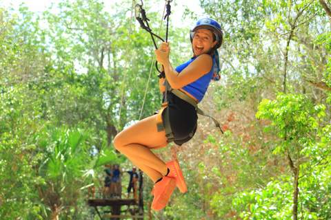 Cenote Route: Horseback Ride, Cenote Swim, Zipline, ATV Tour SHARED ATV + Cenote + Zipline + Horseback Ride + Lunch