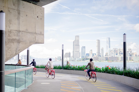 Victoria Harbour Shoreline Bike + Street Food Half-day Tour