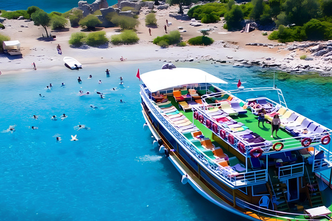 Marmaris / Icmeler : Full-Day Boat Trip with Lunch & Drinks Boat Trip Included Lunch & Alcoholic Drinks