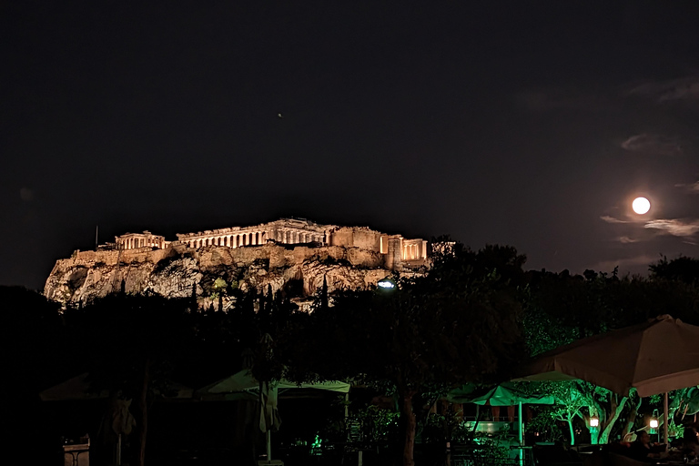 Athens at Night Enchanting Walking Tour and Dinner Delights