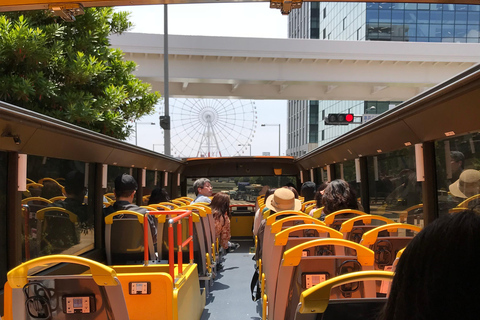 Tokyo: 70 minuter Sightseeingbuss med öppet tak och ljudguideBay Course 12:40 Avresa