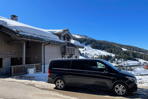 From Geneva airport to Courchevel: one way private transfer