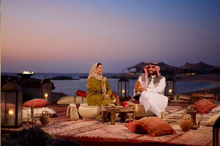 Geführte Tour durch das Ras Abrouq Desert &amp; Beach Resort mit ErfrischungenRas Abrouq: Wüsten- und Strandresort mit Führung und Erfrischungen