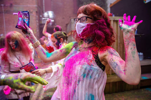 Holi Celebration Day Trip to Mathura & Vrindavan with Guide