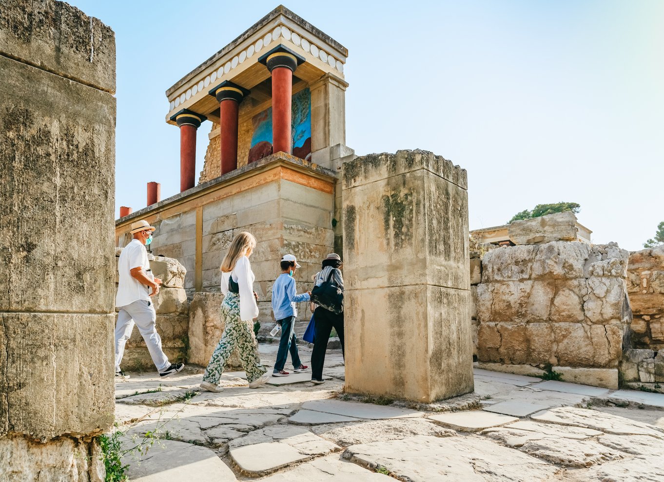 Knossos: Knossos-paladset - guidet byvandring uden kø