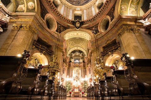 Wien: Konsert med Classic Ensemble Vienna i Peterskirche