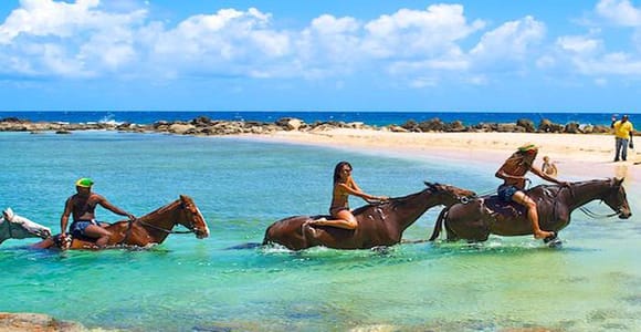 Horseback Ride, River Tubing & Dunns River Falls Day-Tour