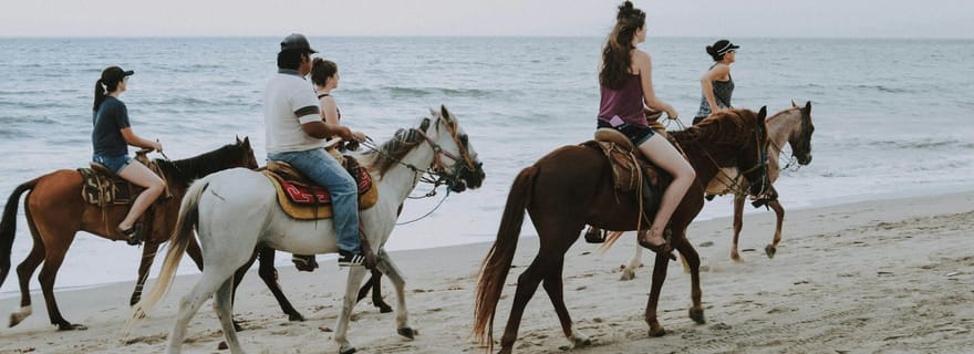 Ensenada : Randonnée à cheval sur la plage