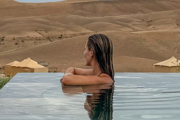 Luxury Agafay: Pool, Quad & Moroccan Lunch Desert Escape Fun lunch