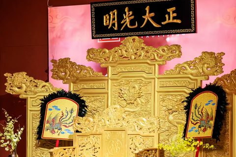 Shenyang: Manchu BanJin Feast with Live Performances Blue Seat（Regular）Meal+Costume+Makeup（ 2 days in advance）