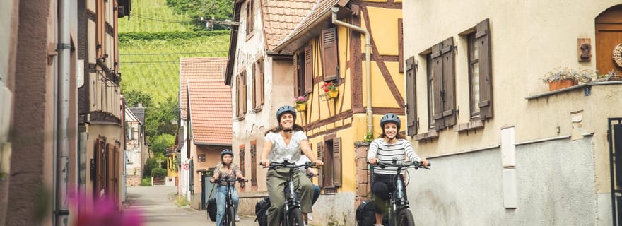 Alsace : visite guidée à vélo sur la route des vins d'Alsace