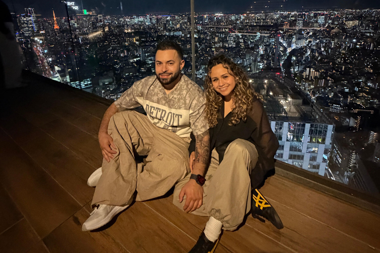 Tokyo: Shibuya Sky Sunset Entry & Night Walking Tour