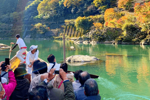 Hozugawa River Cruise & Sagano Train Experience Depart From Kyoto 9:20AM