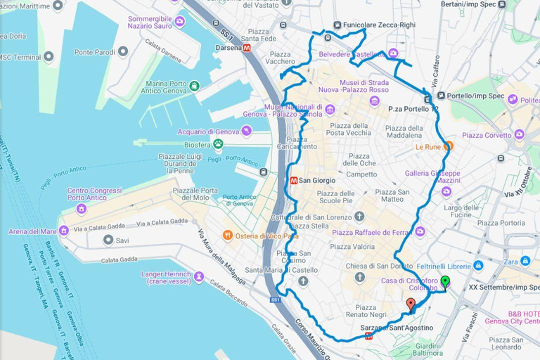 Genoa: Cammino di Colombo - Urban Trekking through Ligurian Alleys & Wines Genoa: Columbus's Way - Urban Trekking through Ligurian Alleys & Wines