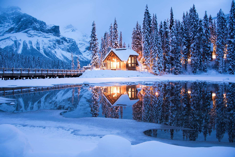 Visite du lac Emerald, du lac Louise, du canyon Johnston et de la ville de Banff